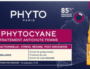 Phytocyane caída reaccional tratamiento anticaída mujer